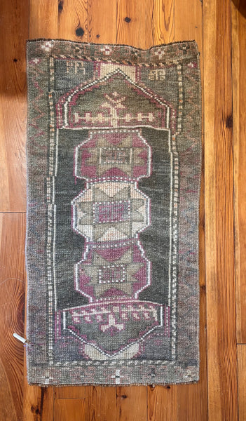 Vintage Turkish Rug (1'-6" W x 3'-2" L) (Copy)