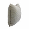 Tone-on-Tone Hexagonal Velvet Pillow with Contrast Velvet Welt (22" x 22")
