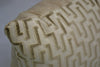 Tone-on-Tone Geometric Velvet Pillow (24" x 16")