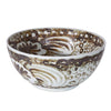 Rustic Brown Sea Flower Bowl