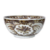 Rustic Brown Sea Flower Bowl