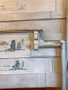 Vintage Hand Painted French Twin Head and Footboard