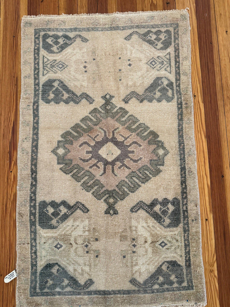 Vintage Turkish Rug (1' - 8" W x 3' L)