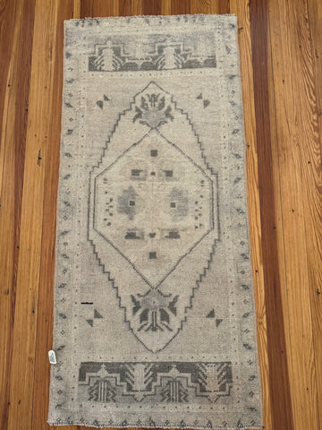 Vintage Turkish Rug (1'-10" W x 4' L)