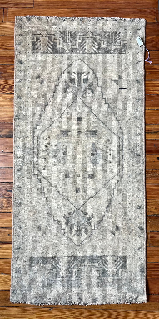 Vintage Turkish Rug (1'-10" W x 4'-0" L)