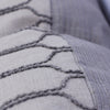 Stone Grey Raised Octagon Pattern Pillow (22" x 14")