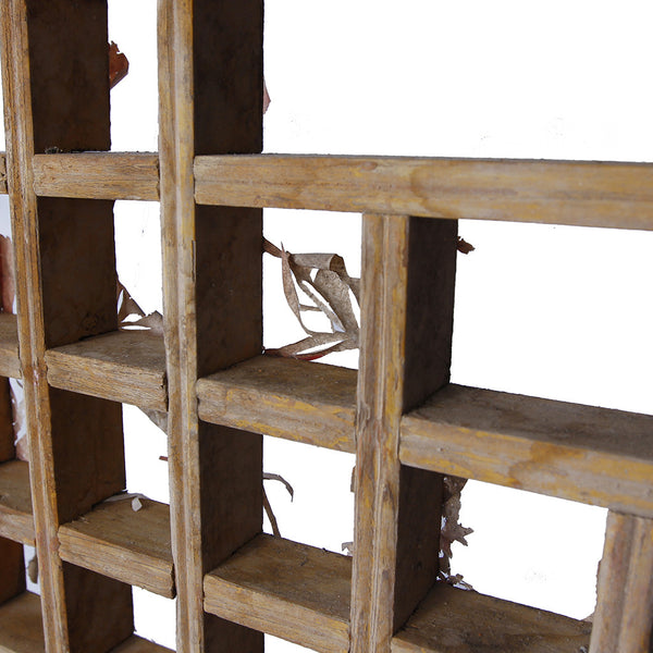 BMA At Home Antique Chinese Window Screen