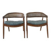 Mid-Century Modern James Mount "King Cole" Lounge Chair - a pair