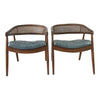 Mid-Century Modern James Mount "King Cole" Lounge Chair - a pair
