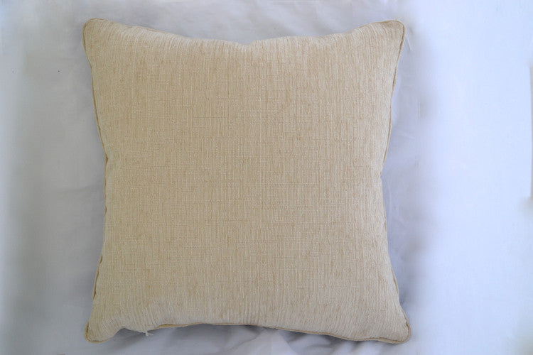 Harper Lane Emerson Velvet Embossed Throw Pillow Beige 18x18