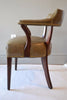 Vintage Hickory Chair Company Leather Library Chair